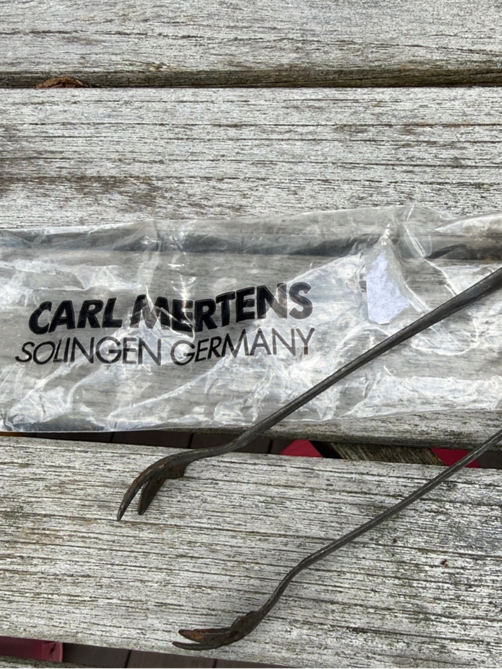 Vintage Carl Mertens Solingen Germany Asparagus Tongs – Original Packaging